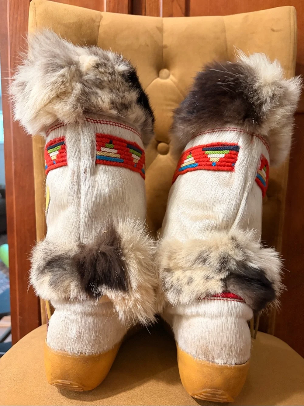 Vintage Tecnica Fur Après-Ski Boots